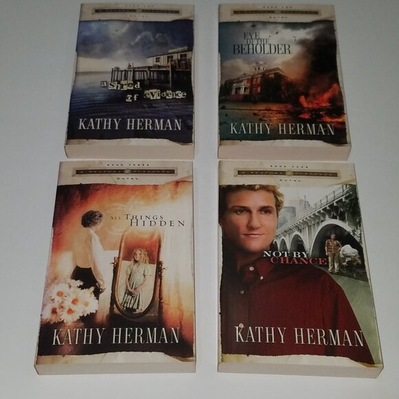 Other 4 Kathy Herman Seaport Suspense Paperback Book Lot Complete